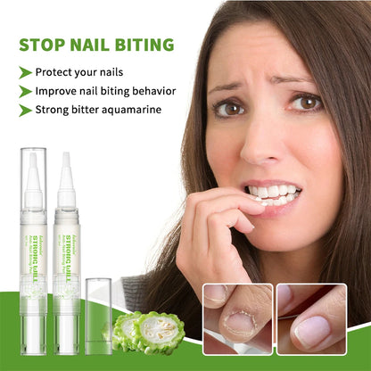 Strong Will Anti-Nail Biting Click Pen Stop Nail Biting Care Nails Improve Nail Biting Behavior Strong Bitter Aquamarine Pen