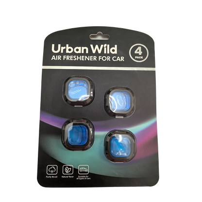 4 Pack Car Air Freshener Car Air Vent Freshener, Car Aroma Relax Long-lasting Fragrance Powerful Odor Eliminator