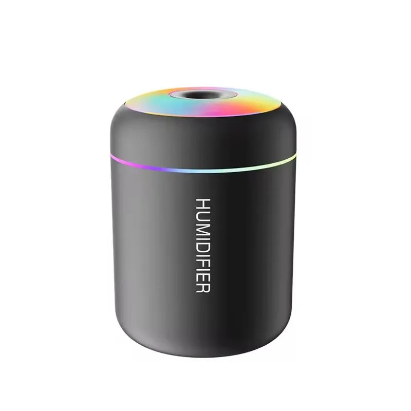 180ML Mini Air Humidifier USB Aroma Diffuser Essential Oil Purifier Mist Maker Colorful Lights humidificador For Home Car Office