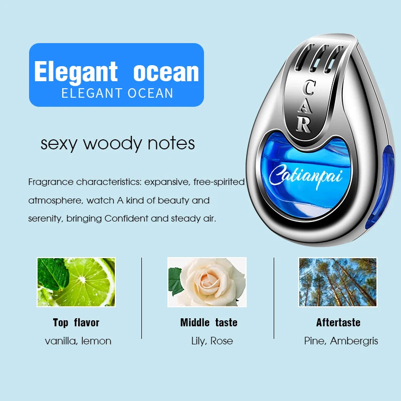 Car Air Freshener Fragrance Car Interior Air Vent Creative Diffuser Lasting Pendant Aromatherapy For Auto Smell Perfume Scent