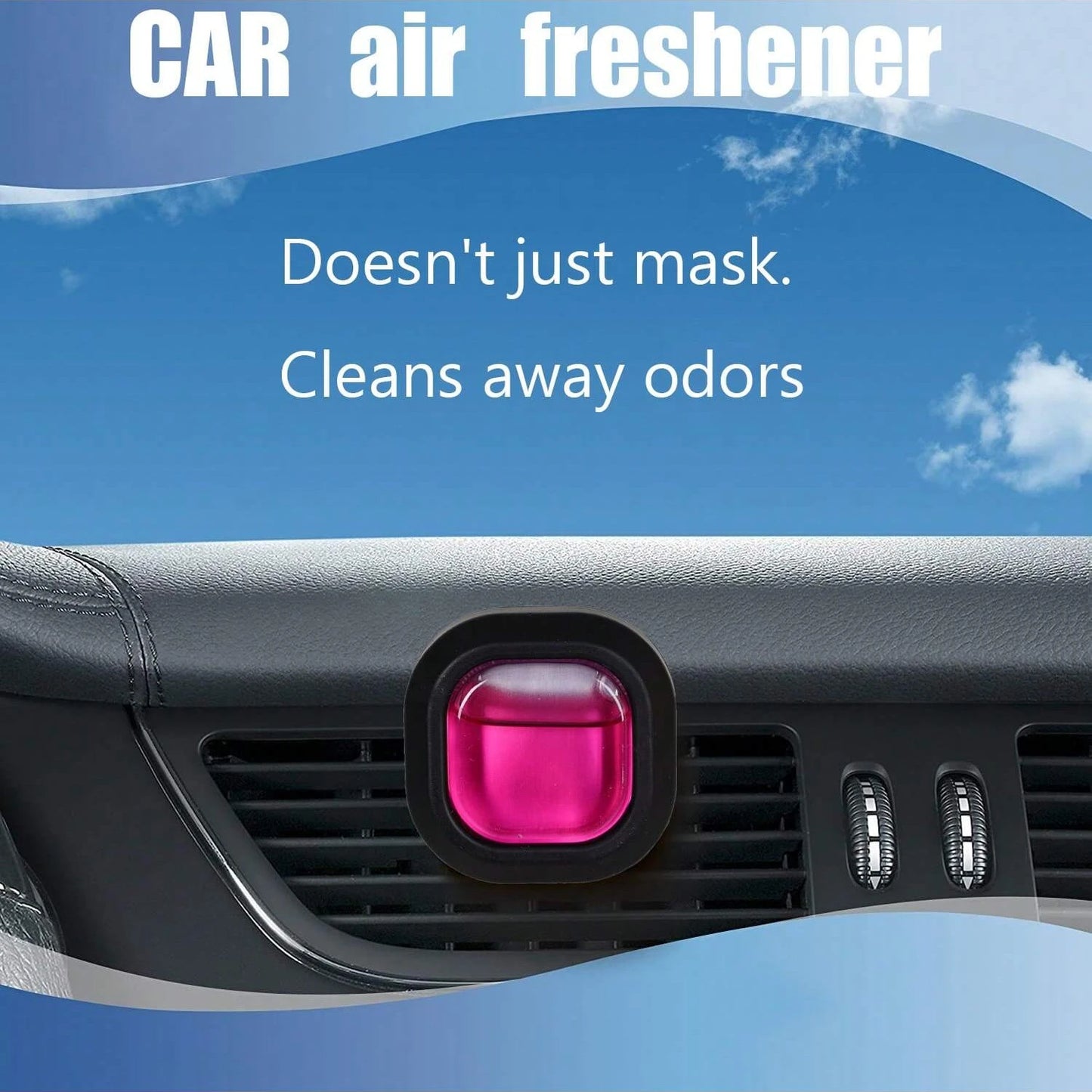 Car Fragrance Auto Air Outlet Aromatherapy Clip with Essential Oil Air Freshener Car Interior Odor Removing Fragrance Perfume
