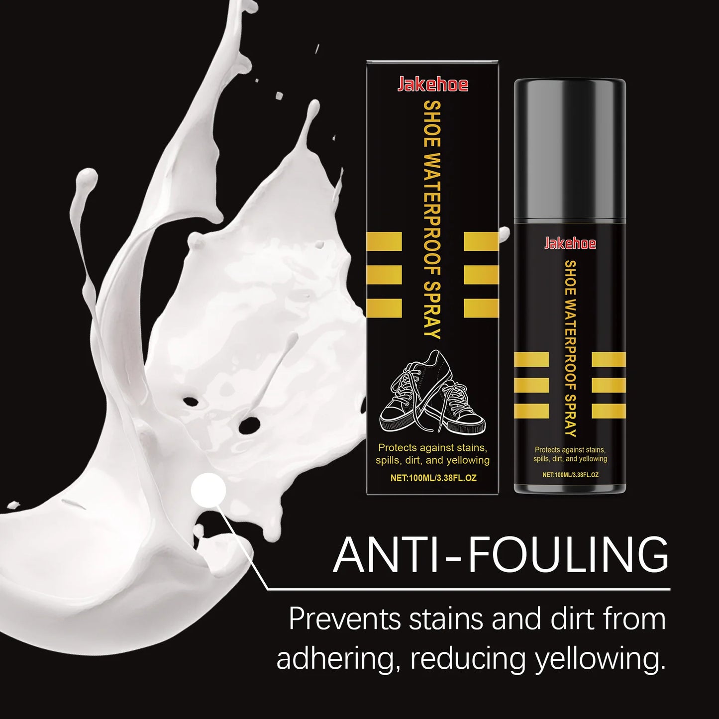 Shoe Waterproof Spray Effectively Remove Stain Dirt Prevent Yellowing Keeping Shoe Dry Snow-Proof Cleaning Decontamination Spray