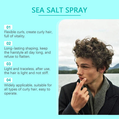 Sea Salt Texturizing Spray For Hair-Volumizing Curl Enhancing Spray Lightweight Hold, Adds Beachy Waves, Natural Matte Finish