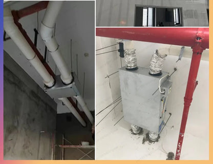 200 Air Volume Two-way Flow Fresh Air Fan [Ordinary Type] Household Whole House Purification Fresh Air Fan Two-way Flow Exhaust