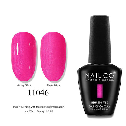 NAILCO 2025 Winter 15ML Gel Nail Polish Nails Semi-permanent UV Varnish High Quality Glass Bottle Nail Art Polish For Manicure