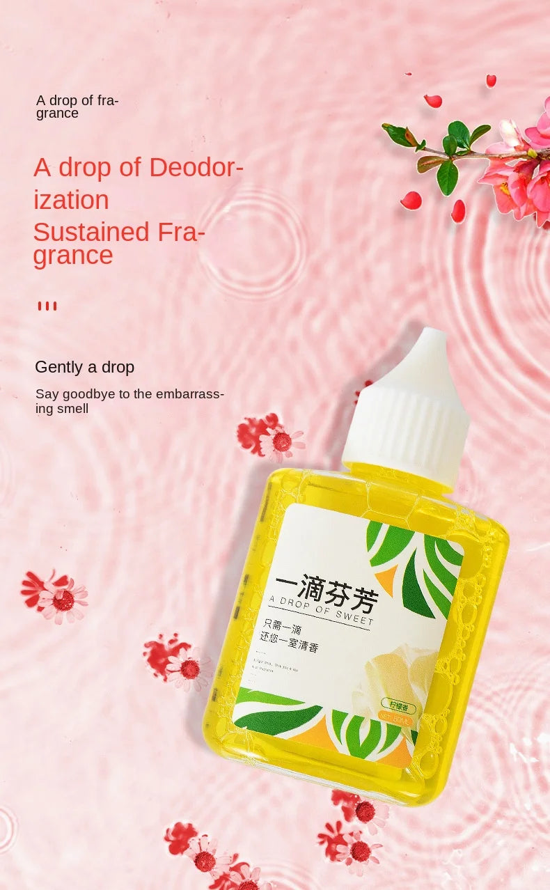 50ML A Drop of Fragrance Freshener Air Freshener Household Deodorizer for Bathroom Diffusion Long-lasting Freshness Detergent