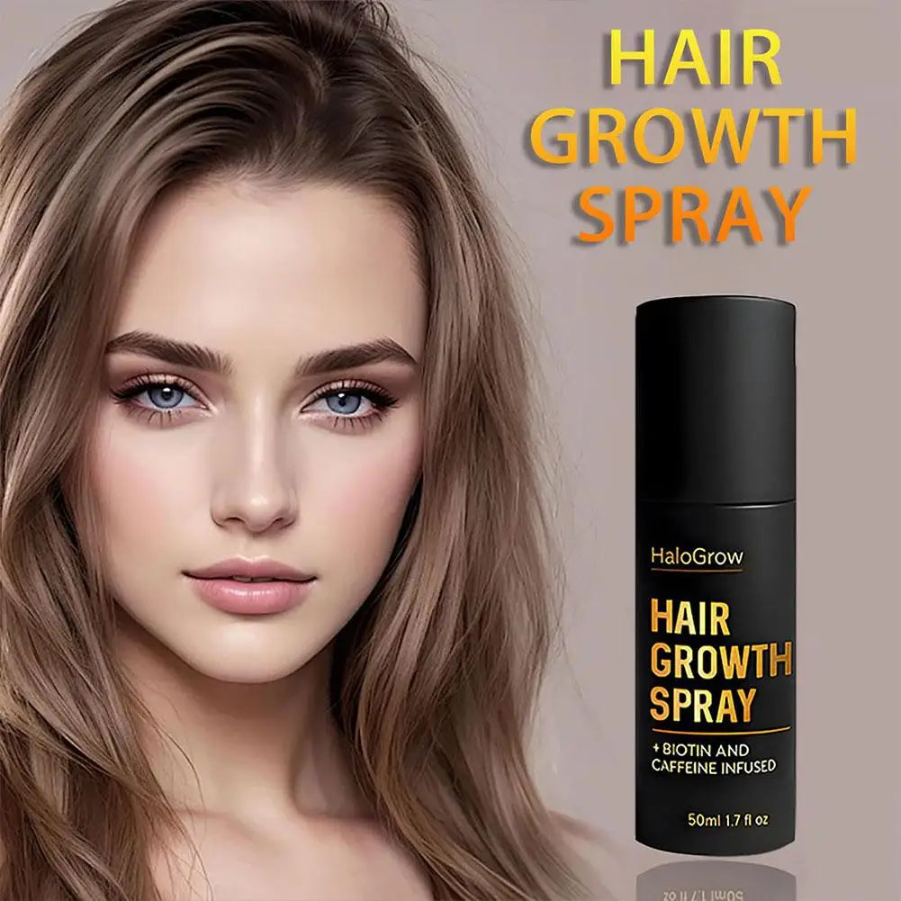 Halo Grow Hair Growth Spray 50ml Activates Hair Follicles Improves Thinning Hair Moisturizes Scalp For Thicker Stronger Hair