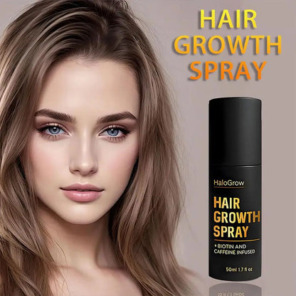 Halo Grow Hair Growth Spray 50ml Activates Hair Follicles Improves Thinning Hair Moisturizes Scalp For Thicker Stronger Hair