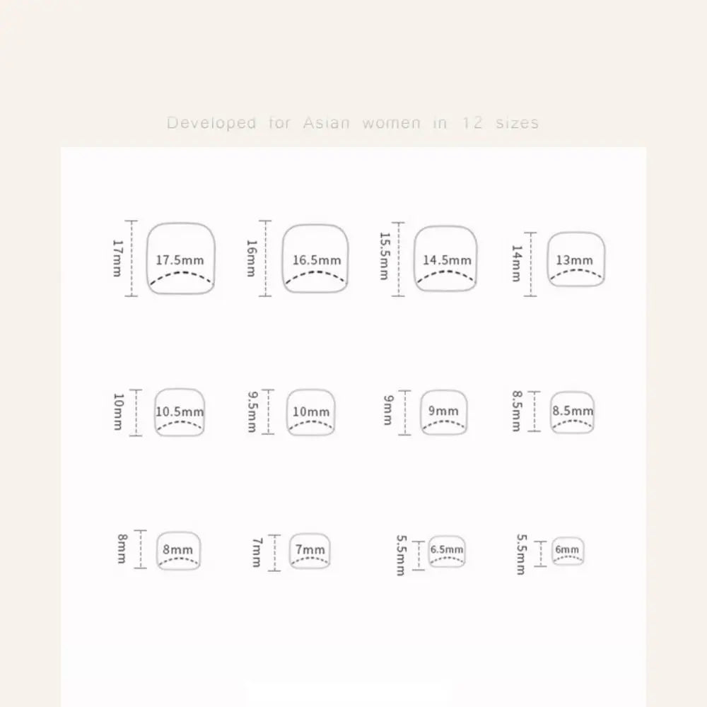 Nail Tips Short Square Fake Toenails French Simple Toe Nails Full Cover Cat Eye Foot Nails for Women Girl