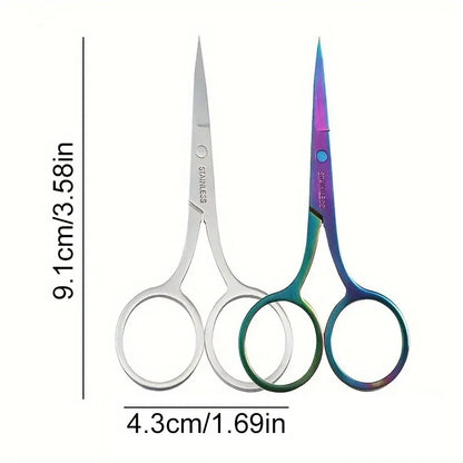 Nails Art Scissor Makeup Eyebrow Eyelash Trimmer Facial Hair Remover Manicure Scissor Nail Cuticle Tool Accessories Scissors