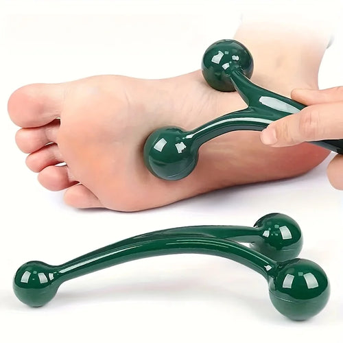 Manual massager Ergonomic design Durable plastic material Portable massage tool, suitable for use in offices and gyms