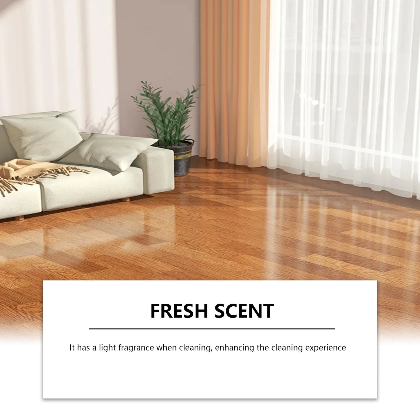 Floor Cleaner is Gentle, Removes Dirt Polishes the Floor and Leaves a Fresh and Fragrant Scent It is Suitable For Wooden Floors