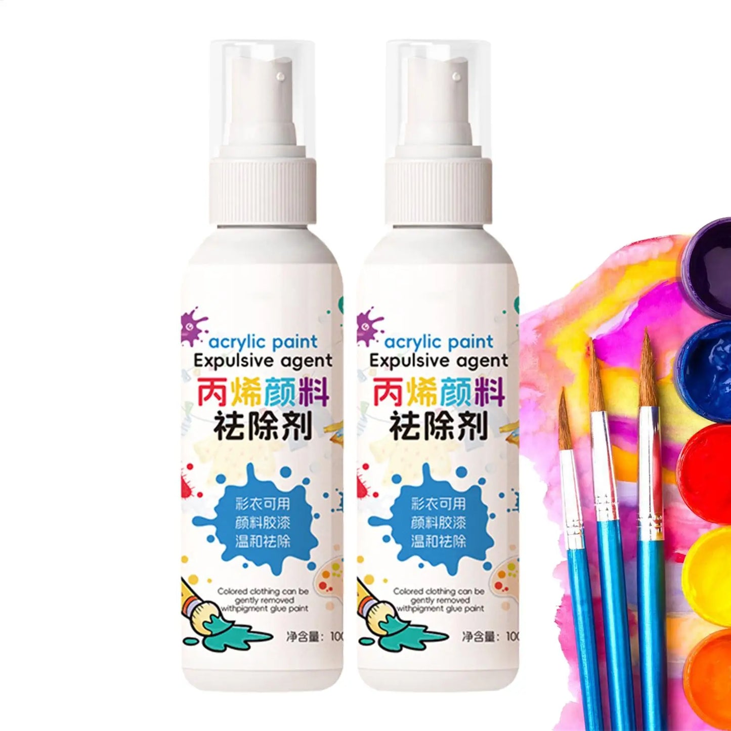 2pcs Stain Eater Spray Clothes Dirt Removal Spray Powerful Stain Cleaner for Clothes Leather Furniture Kitchen Bathroom Car