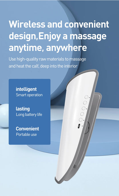 EMS Calf Massager Relieves Pain Constant Temperature Hot Pressure Vibration Massager Varicose Veins Relieves Fatigue