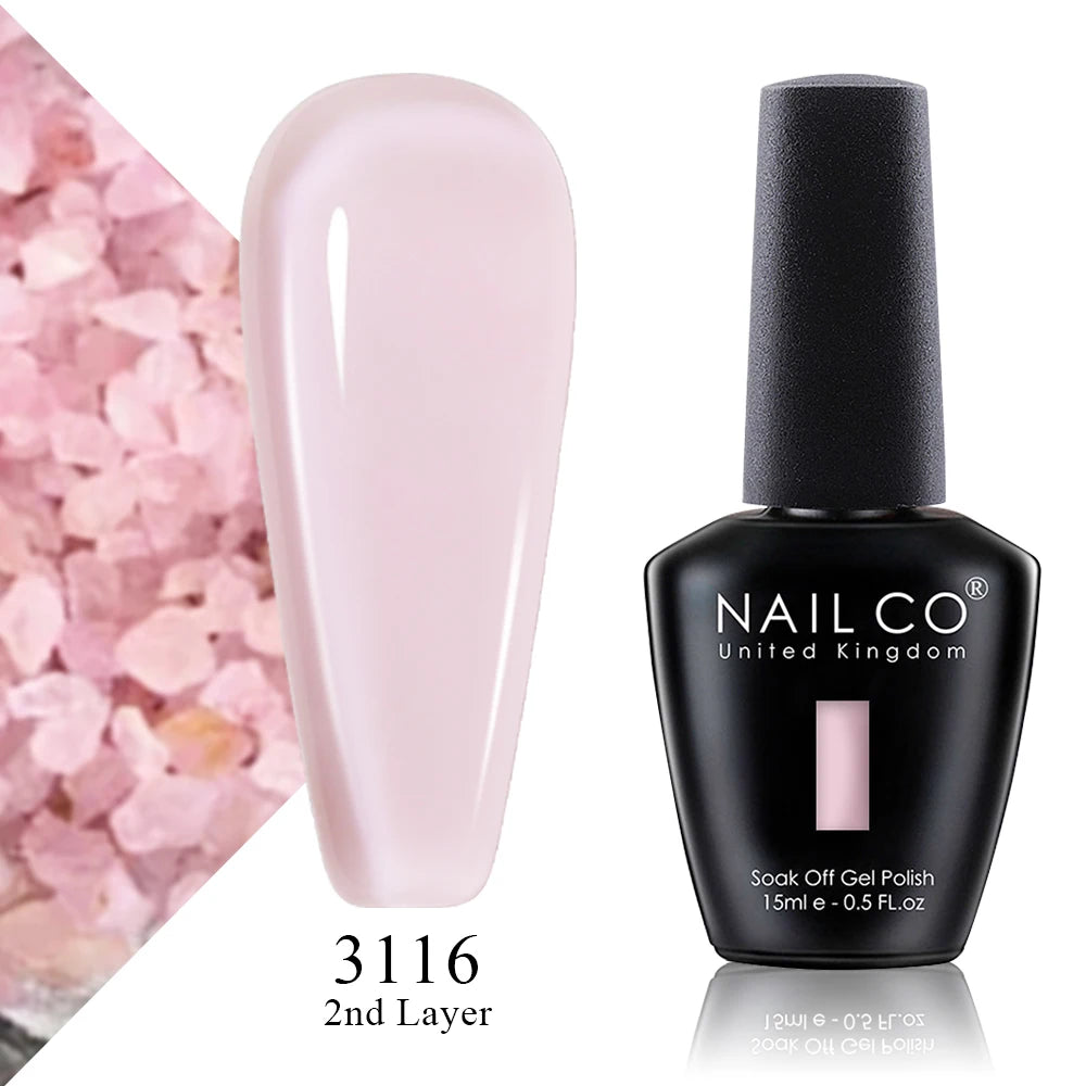 NAILCO 2025 Winter 15ML Gel Nail Polish Nails Semi-permanent UV Varnish High Quality Glass Bottle Nail Art Polish For Manicure