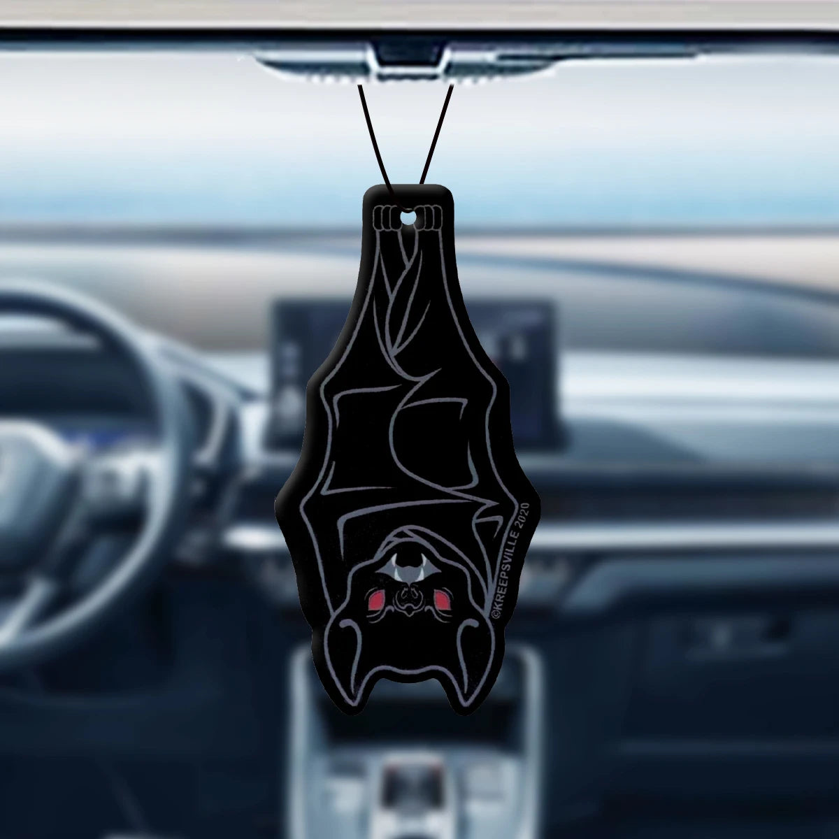 Hanging Bat “Sustainable Fresh” Long-Lasting Car Air Freshener - Aromatherapy Scented Paper Pendant for Rearview Mirror and Ventilation, Car Deodorization, Long-Lasting Fragrance, Stress Relief Accessories, Gifts for Clas