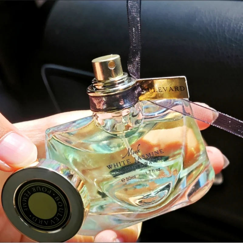 Jasmine Perfume For Women New White Jasmine Scent Natural Lasting Fresh Delicate Floral 50ml Musk Elegant Diamond-shaped Bottle