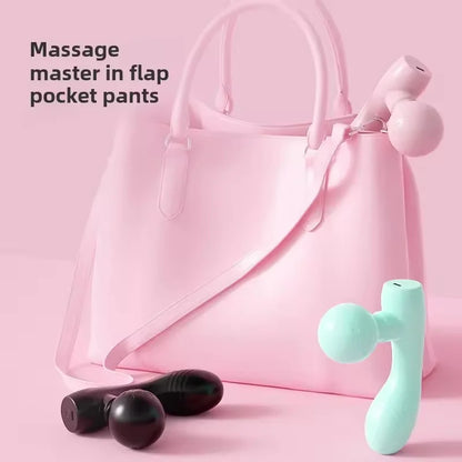 MINI Dual-Head Massager, Dual-Motor Vibration Massage Gun, Portable Charging Muscle Relaxation Massager