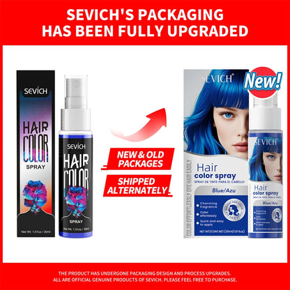 New Hair Color Spray Temporary Diy Hair Dye Spray Halloween Party Costume Instant Hair Styling Spray Disposable Hair Tools 30ml