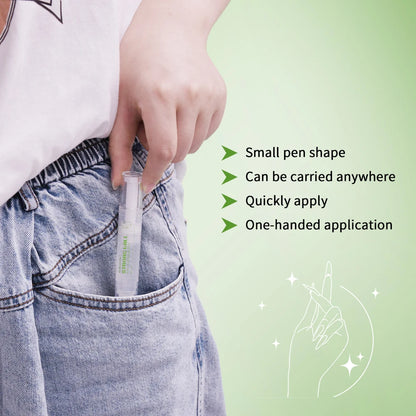 Lakerain Anti-Nail Biting Pen Strong Bitter Protect Nails Apply Quickly Safe Ingredients Natural Moisturizing Nail Pen Care Tool