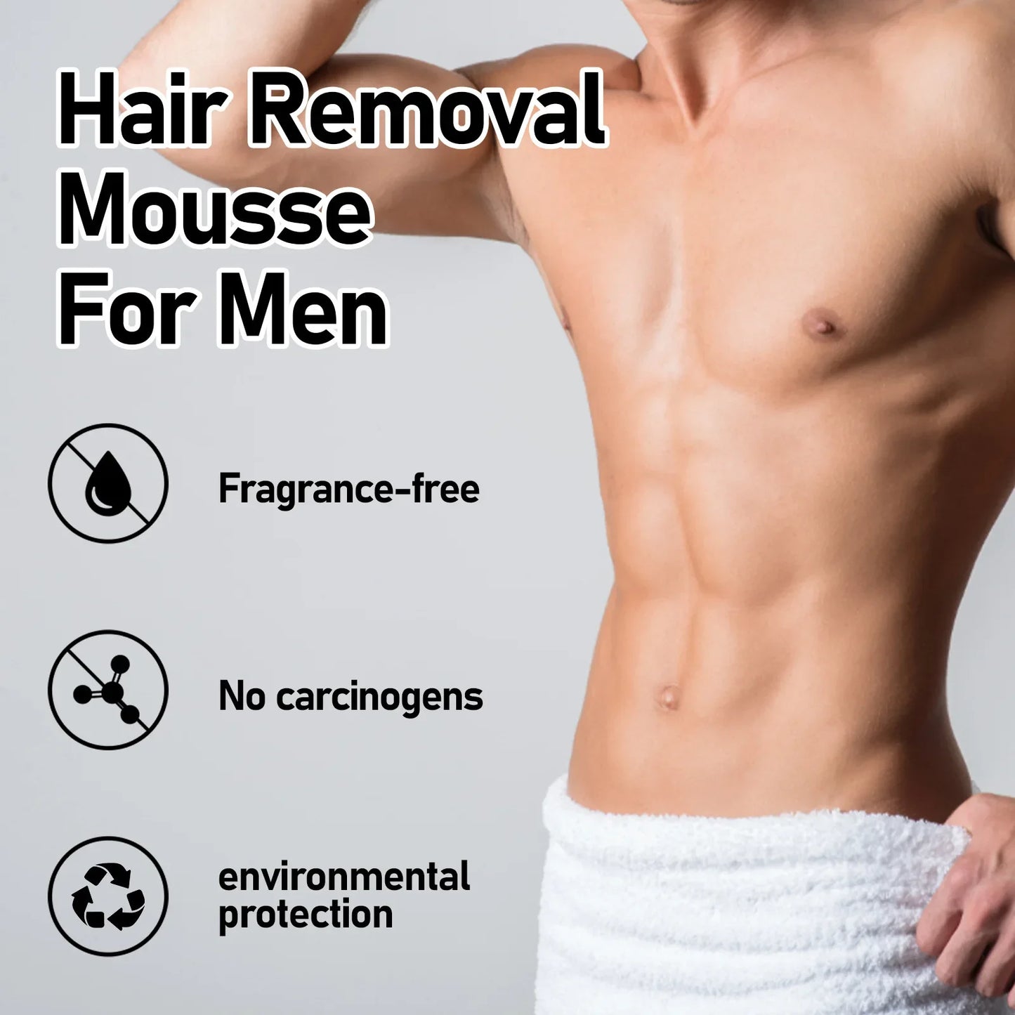 Powerful Hair Removal Mousse Permanent Painless Hair Remover for Men Armpit Legs Hair Growth Inhibitor Depilatory Cream Care