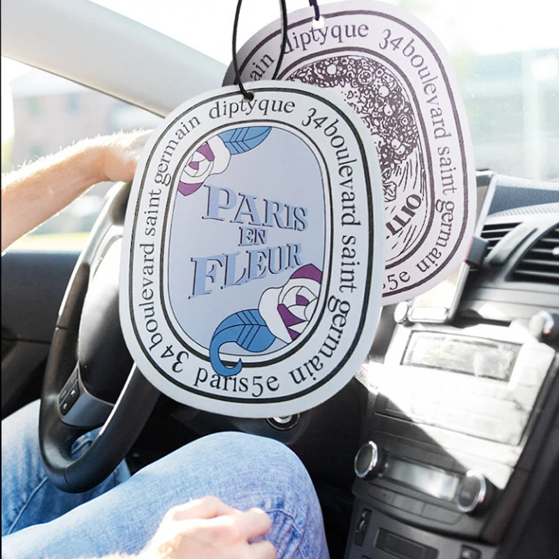 New Car Solid Air Freshener Hanging Clip, Dual Function as Vehicle Decor & Scented Ornament, Long-Lasting Aroma for Cars