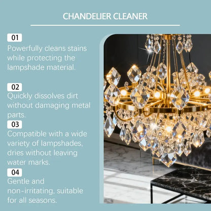 1pcs Strong Cleaning Power Spray Dust Remover Spray Chandelier No Wipe Crystals Cleaning Spray Cleaner Spray For Household