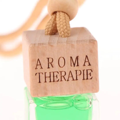 Wood Hanging Car Air Freshener Diffuser Perfume Aromatherapy Essential Oil Bottle Hanging Car Air Freshener Car Auto Accessories