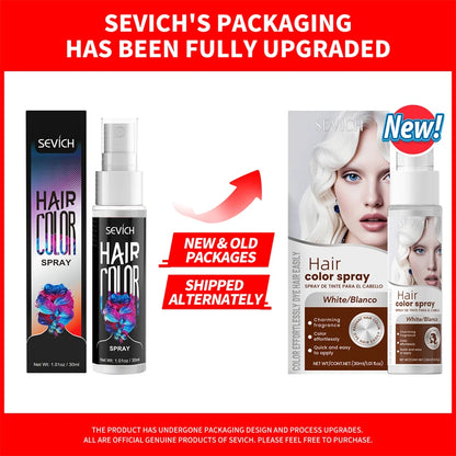 New Hair Color Spray Temporary Diy Hair Dye Spray Halloween Party Costume Instant Hair Styling Spray Disposable Hair Tools 30ml