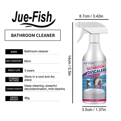 60ML Multi-Purpose Bathroom Cleaner Spray - Powerful Stain Remover, Quick Mold & Limescale Removal for Toilets & Surfaces