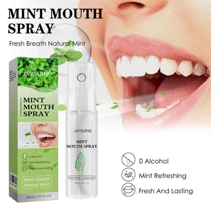 Mouth Freshener Spray Oral Spray Remove Bad Breath Long Lasting Mint Portable Breath Freshener Refreshing Oral Care Products