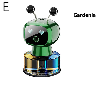 Smart Rechargeable Car Air Freshener,Automatic Aromatherapy Diffuser With Robotic Design,Auto-Spray&Ignition Sensing,Car Decor