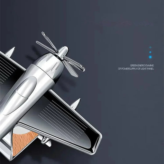 Car Solar Aircraft Air Freshener Airplane Aromatherapy Diffuser Ornaments Mini Car Perfume Air Freshener Fragrance Car Interior