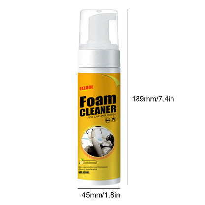 30/60/100/150ML Multi-Purpose Foam Cleaner Bubble Cleaner Bubble Cleaning Spray Car Interior Wash Maintenance for Auto Home Use