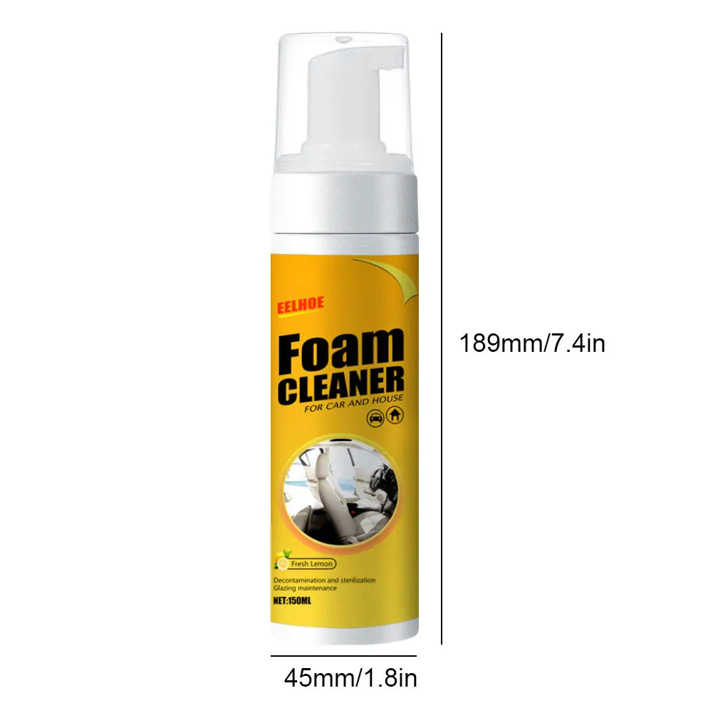 30/60/100/150ML Multi-Purpose Foam Cleaner Bubble Cleaner Bubble Cleaning Spray Car Interior Wash Maintenance for Auto Home Use