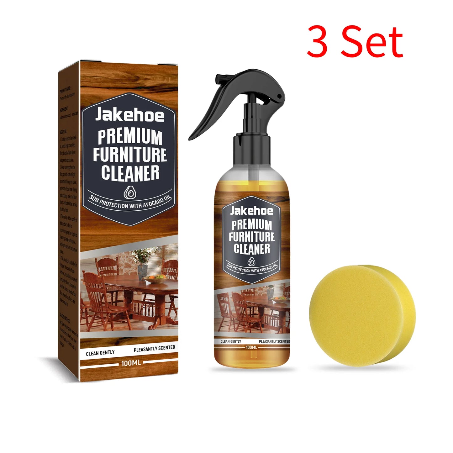 1/2/3 Set Floor Cleaner Wood floors, marble floors, powerful stain remover, brightening polishing cleaner
