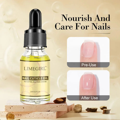 15ML Nail Cuticle Nutrient Oil Nourish Repair Damaged Nail Care Nutrition Oil Treatment Moisturizes Strengthen Bright for Nails