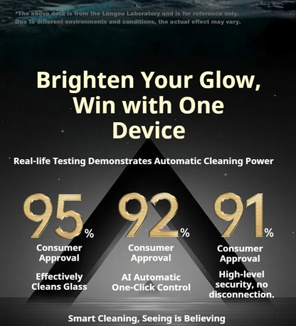 Window Cleaning Robot Battery-Four Spray Heads,Automatic Window Cleaner,Smart Home For Clean Glass,Home,Tile To Clean Tiles