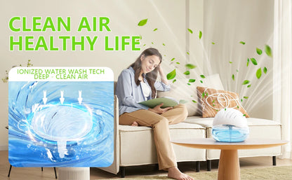 Air purifier aroma diffuser, essential oil air freshener, suitable for home, office, bedroom, warehouse, gifts