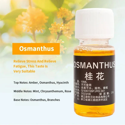 10ml Air Freshener Car Perfume Refill Natural Plant Essential Oil Aroma Diffuser Fragrance Humidifier Essential Oil Freshener