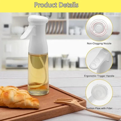 Kitchen Oil Atomiser, Olive Oil Spray Bottle,Sprayer for Cooking, Outdoor Grilling,Sprays Cooking Sauces and Vinegar Varieties