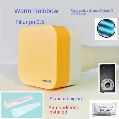 220V Fresh Air Ventilator for Improved Indoor Air Quality, Providing Ventilation and Air Purification with AK