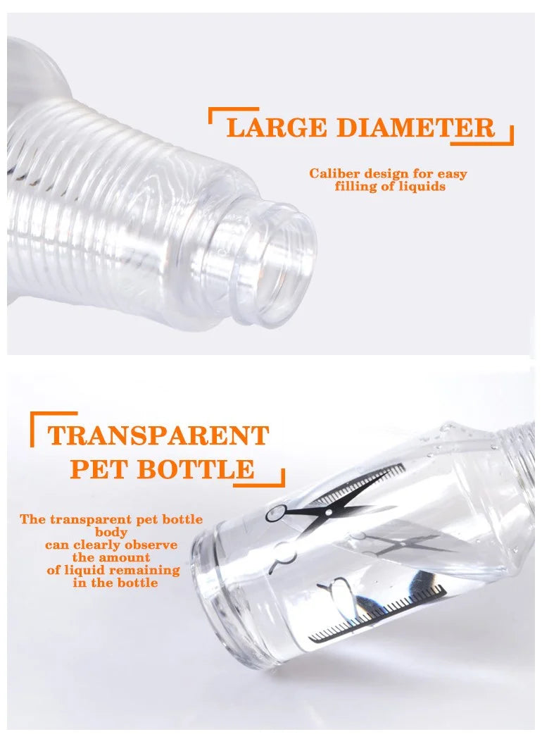 250ML Hairdressing Spray Bottle Salon Barber Hair Tools Water Sprayer Transparent Make-up Style Portable Plastic Spray Bottles