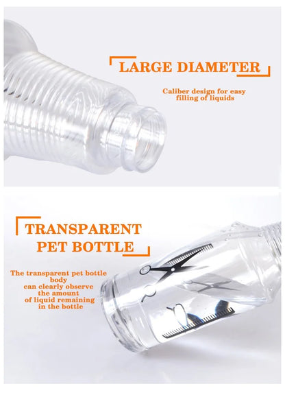 250ML Hairdressing Spray Bottle Salon Barber Hair Tools Water Sprayer Transparent Make-up Style Portable Plastic Spray Bottles