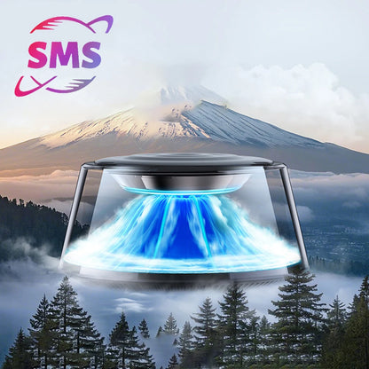 Advanced car air freshener for men and women, elegant car fragrance diffuser with decorative bracket