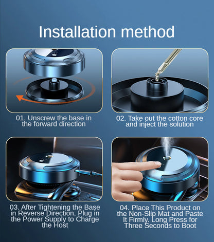 Car Air Freshener Smart Car Aroma Diffuser Car Air Purifier Fragrance For Cars Intelligent Aromatherapy Instrument