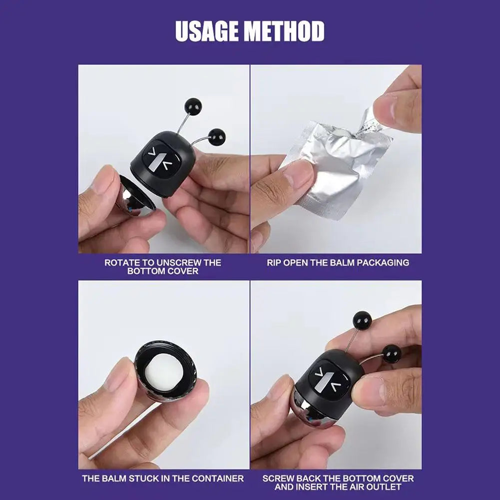 New Car Air Freshener Auto Mini Robot Air Vent Clip Parfum Flavoring Ventilation Outlet Aromatherapy Automotive Interior