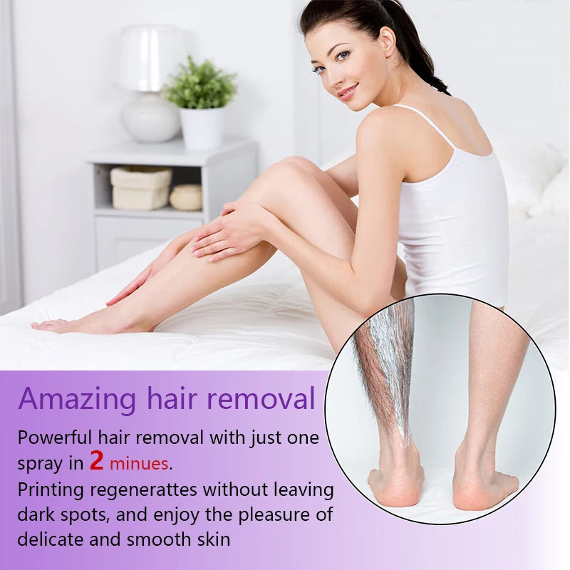 Permanent Hair Removal Spray Painless Armpit Legs Arms Hair Remover Hair Growth Inhibitor Depilatory Nourishing Repair Body Care