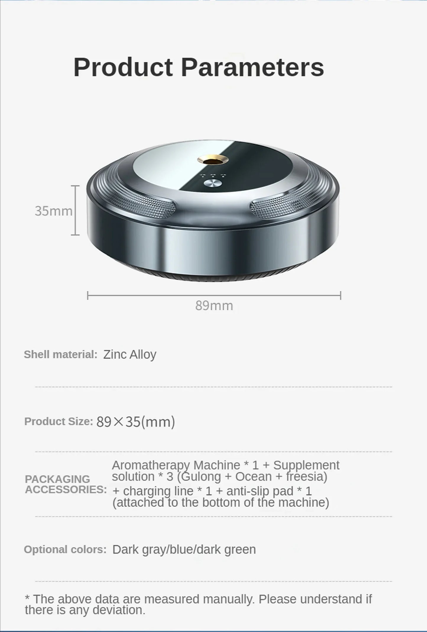 Car Air Freshener Air Purifier Smart Aroma Diffuser for Vehicle Essential Oils Diffuser Office Room Car Smell Distributor