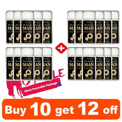 Women Men Body Heterosexual Hormones Perfume Solid Balm Long-lasting Scent Portable Solid Perfume Cologne Fragrance